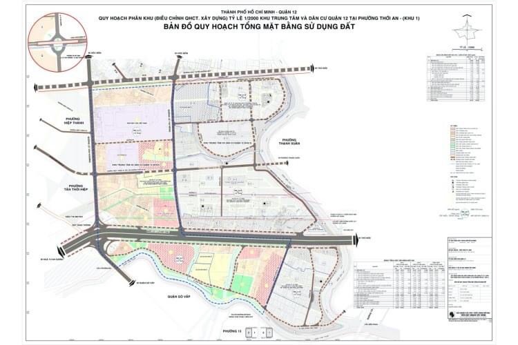 Thông tin quy hoạch Quận 12 TP HCM
