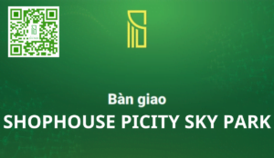 Vật liệu Bàn giao Shophouse PICITY SKY PARK Bình Dương