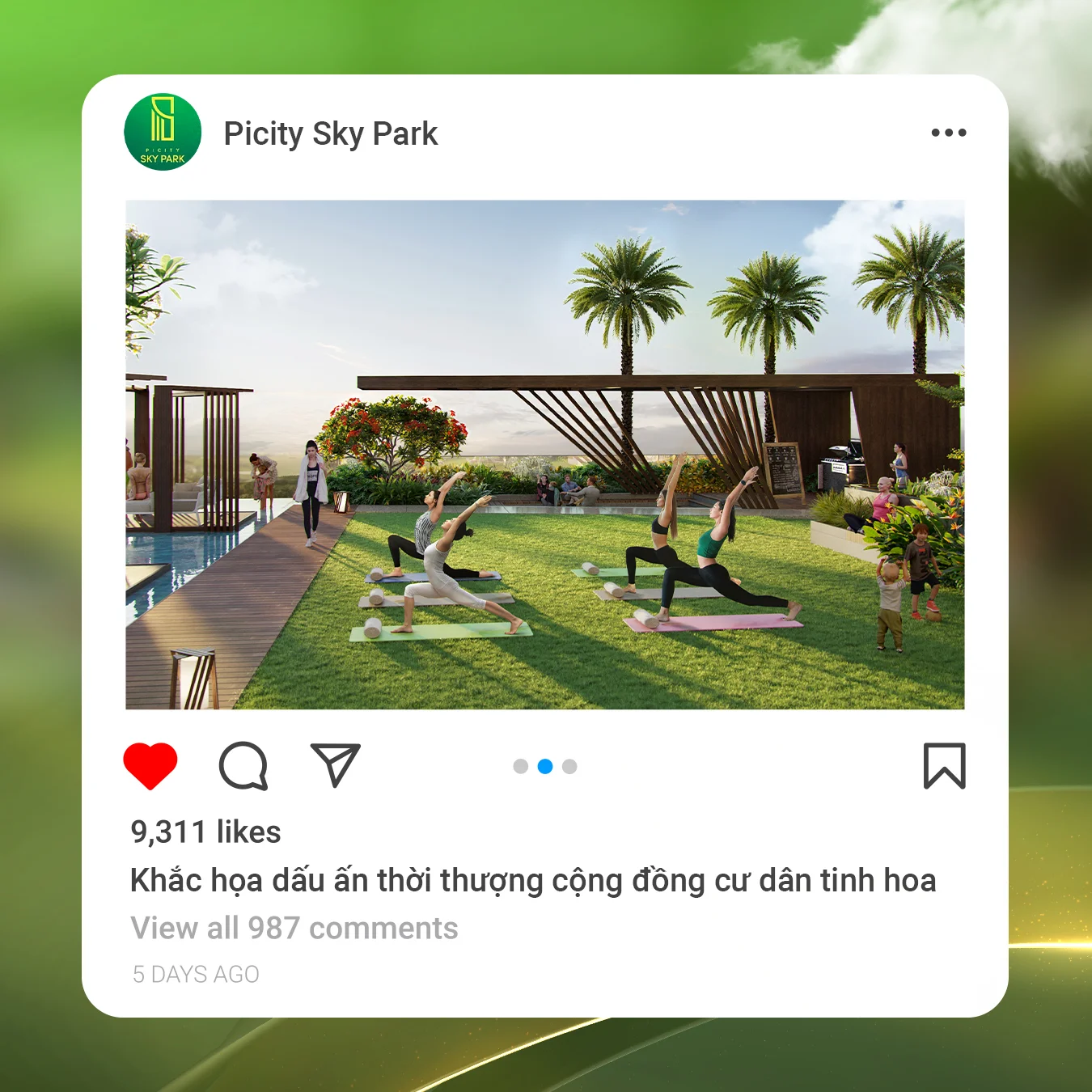 picity sky park CHECK-IN ĐÔ THỊ NGHỈ DƯỠNG XỨNG TẦM QUỐC TẾ TẠI THÀNH PHỐ VỆ TINH