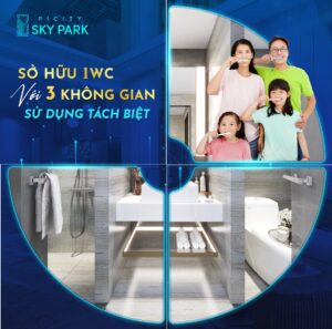 Tiện ích bên trong căn hộ 2PN tại Picity Bình Dương