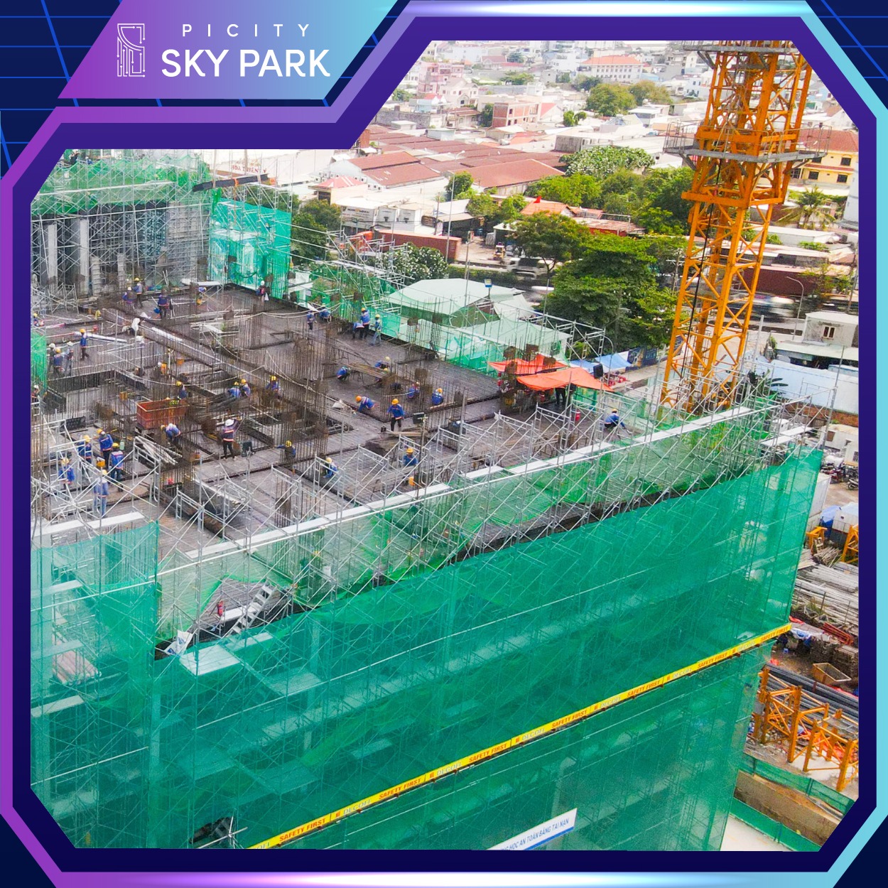 Cập nhật tiến độ xây dựng Picity Sky Park tháng 5/2025 Cập nhật tiến độ xây dựng Picity Sky Park tháng 5/2025