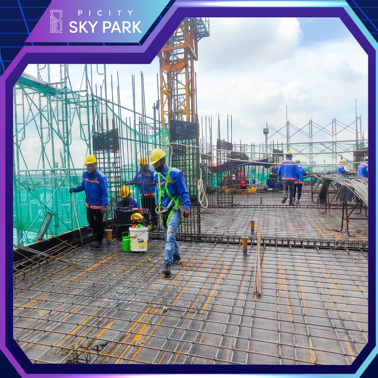 Cập nhật tiến độ xây dựng Picity Sky Park tháng 5/2025 Cập nhật tiến độ xây dựng Picity Sky Park tháng 5/2025