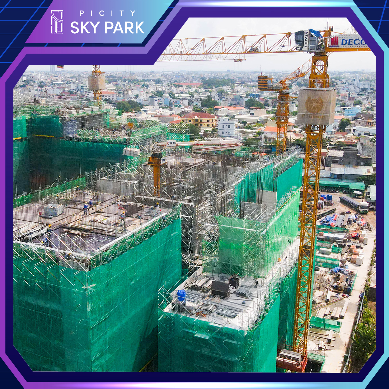 Cập nhật tiến độ xây dựng Picity Sky Park tháng 5/2025 Cập nhật tiến độ xây dựng Picity Sky Park tháng 5/2025