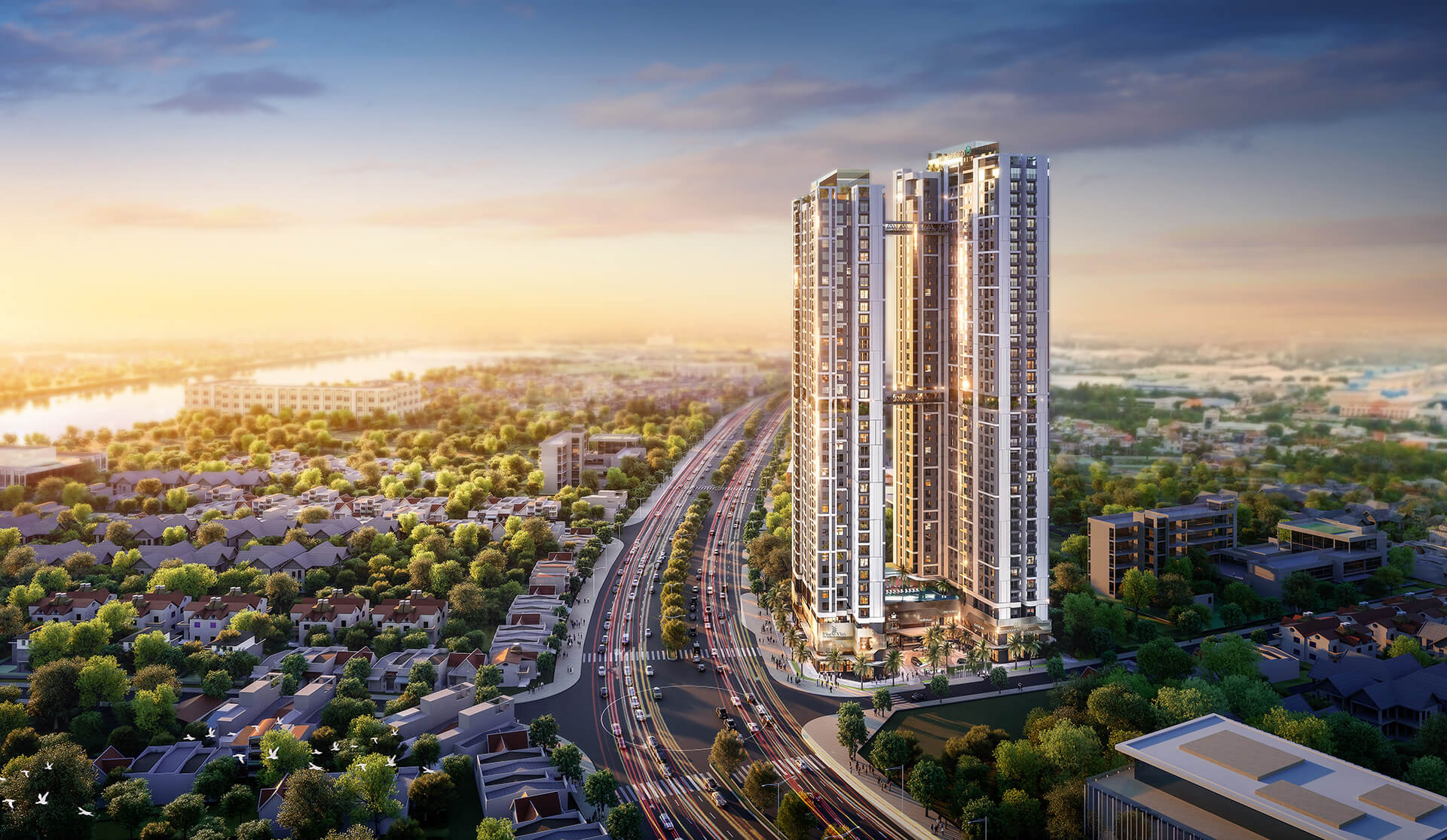 Phối cảnh tổng thể The Emerald 68 Phối cảnh tổng thể The Emerald 68