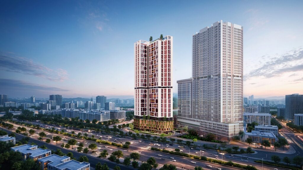 Tổng thể phân khu Sky Zen Dĩ An TPHCM