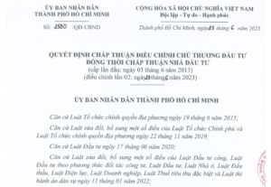 Chấp thuận chủ trương đầu tư dự án Happy One Sora
