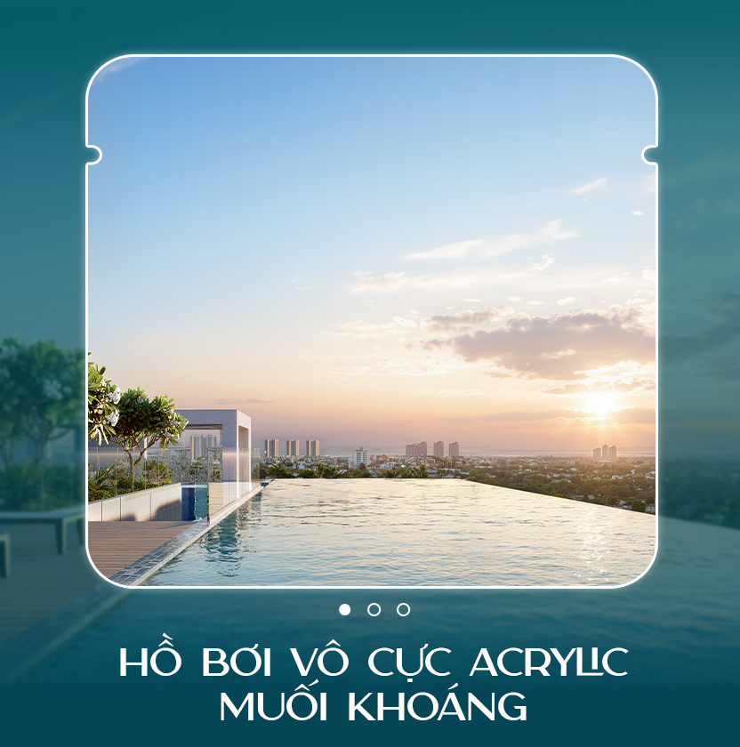 Hồ bơi vô cực Acrylic muối khoáng Hồ bơi vô cực Acrylic muối khoáng