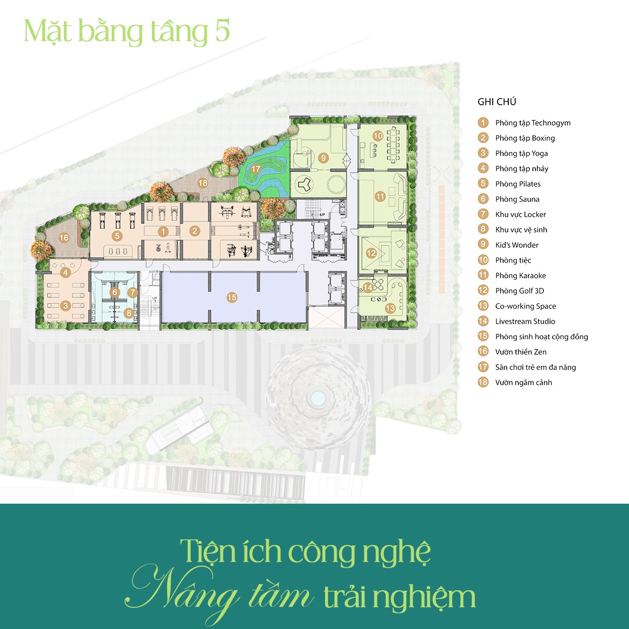 Tầng 5 Sky Zen – Tiện ích công nghệ, nâng tầm trải nghiệm Tầng 5 Sky Zen – Tiện ích công nghệ, nâng tầm trải nghiệm