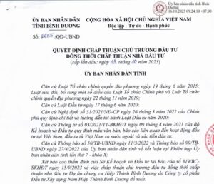 Chấp thuận chủ trương đầu tư Symlife