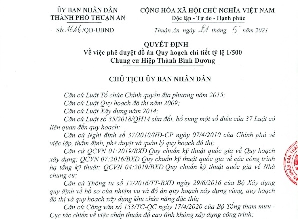 Phê duyệt quy hoạch 1.500 Symlife