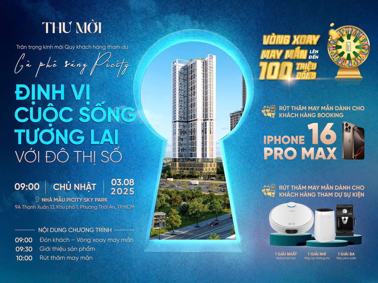 Thư mời sự kiện Cafe sáng Picity 03082025 Thư mời sự kiện Cafe sáng Picity 03082025