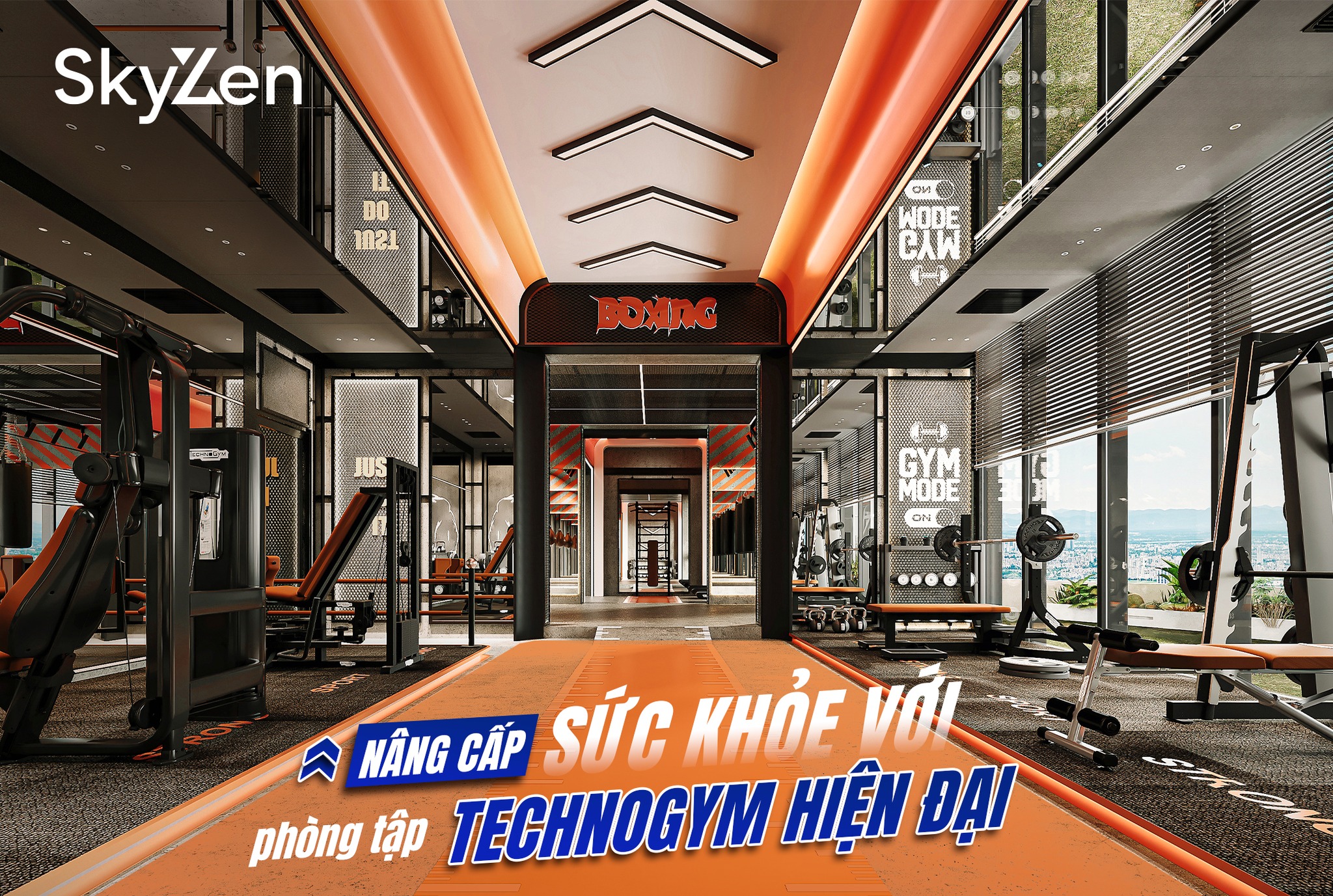 Nâng cao sức khỏe với phòng tập hiện đại Nâng cao sức khỏe với phòng tập hiện đại