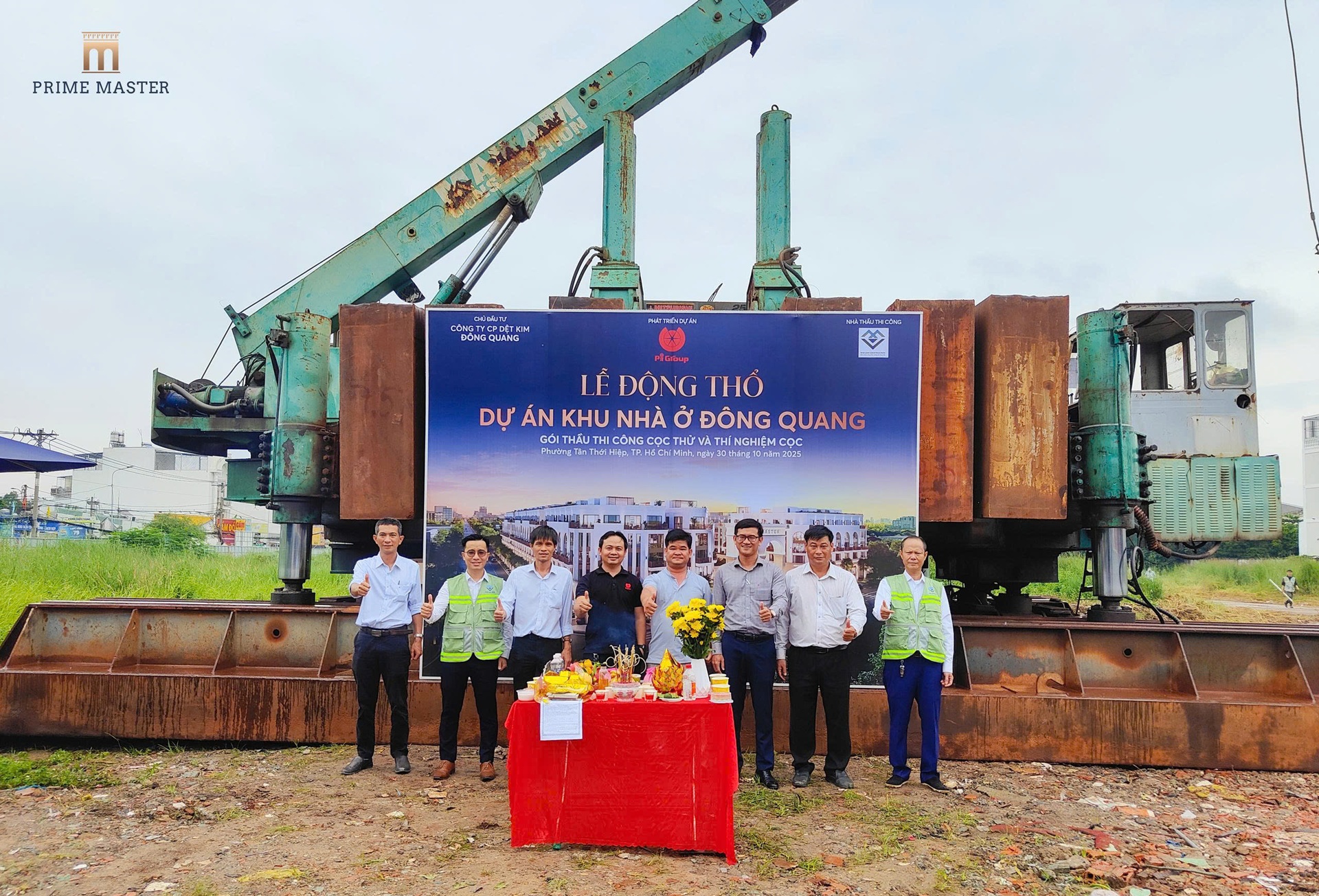 Lễ động thổ dự án Prime Master 30/10/2025 Lễ động thổ dự án Prime Master 30/10/2025